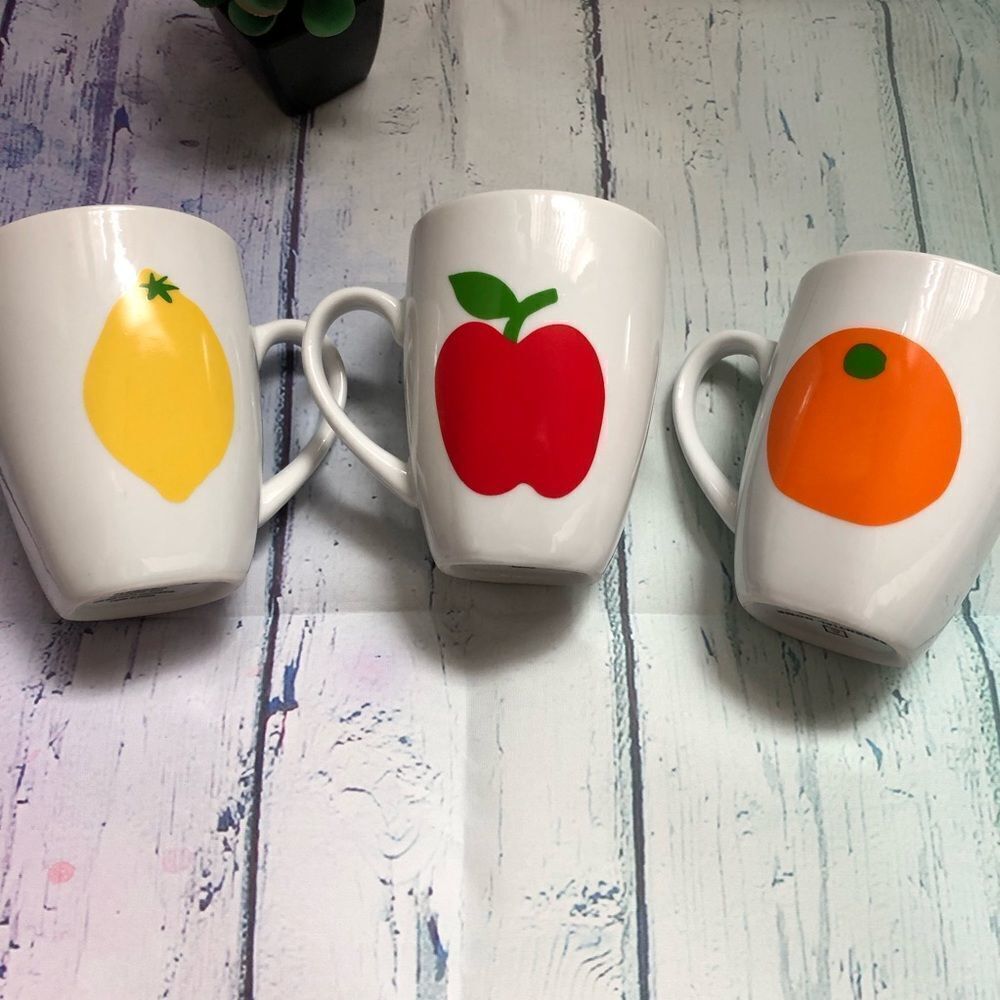 Set of 3 Essential Home 10 oz Cups Mugs